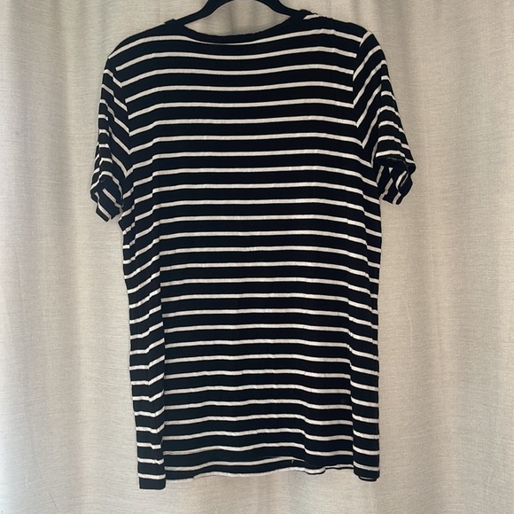 F21 COMFY STRIPE BOYFRIEND TEE - Picture 4 of 4